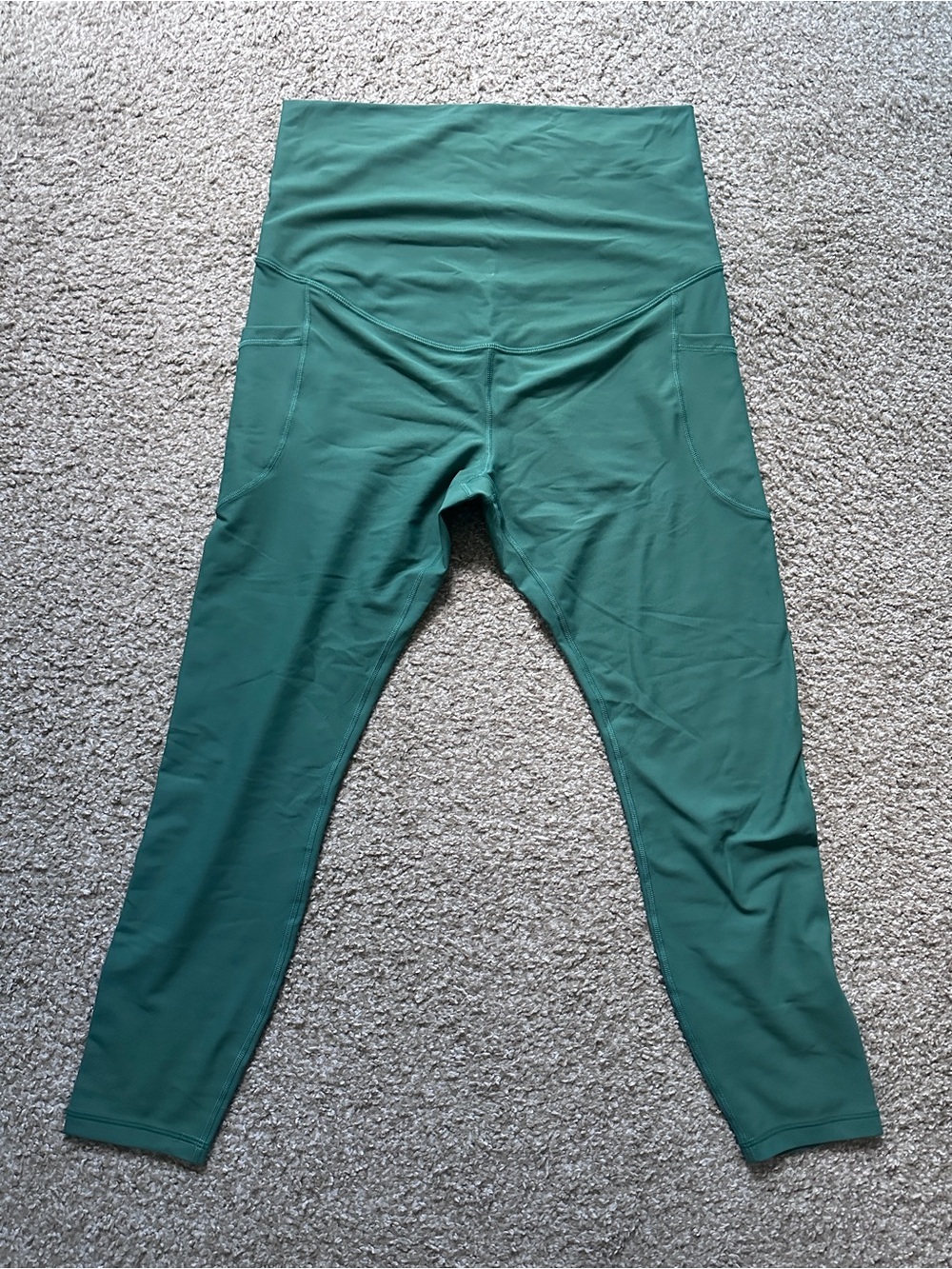Old Navy Maternity Green Active Leggings with Side Pockets